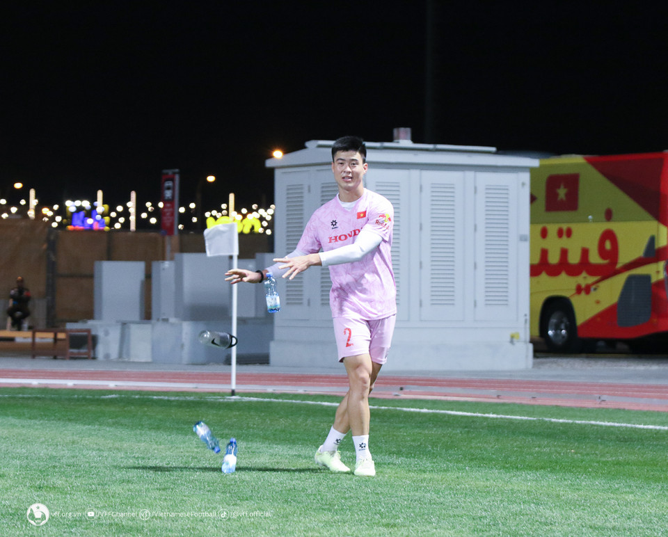 Ngay buổi tập đầu tiên, Tuyển Việt Nam liên tiếp nhận tin vui từ các cầu thủ trụ cột như Duy Mạnh và Tuấn Anh. (Nguồn: VFF)