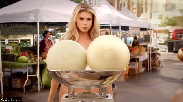 McKinney nổi tiếng với những đường cong nóng bỏng và "thật 100%" - đây cũng là lý do chính mà Carl's Jr. chọn cô để quảng cáo cho sản phẩm bánh kẹp All-Natural (Hoàn toàn Tự nhiên) của mình.