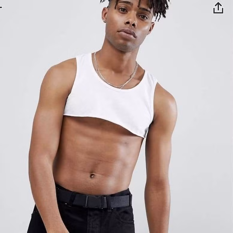 Một mẫu crop top khó hiểu dành cho nam giới. (Nguồn: asbos_sos/Instagram)