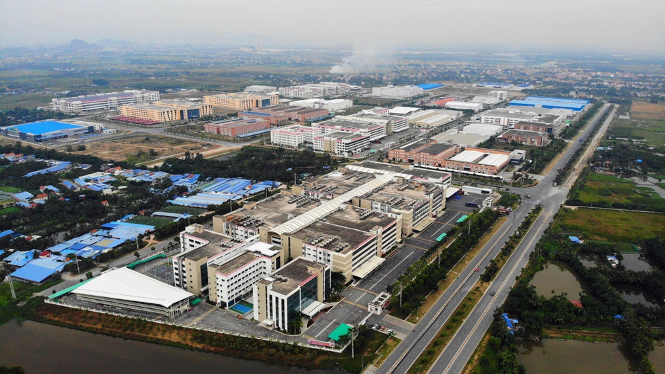 Dự án khu công nghiệp đô thị VSIP Hải Phòng là điểm sáng thu hút đầu tư nước ngoài (FDI) của cả nước với 58 dự án, có tổng vốn hơn 2 tỷ USD. (Nguồn: TTXVN)