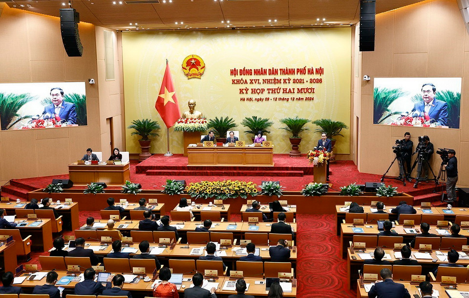 Chủ tịch Quốc hội Trần Thanh Mẫn phát biểu. (Ảnh: Doãn Tấn/TTXVN)