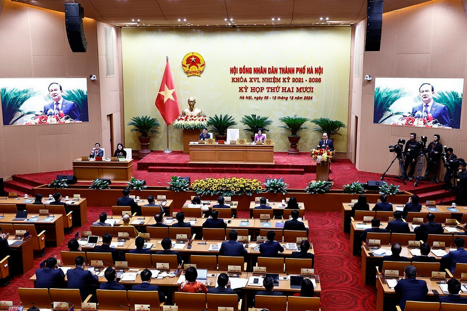 Quang cảnh khai mạc kỳ họp. (Ảnh: Doãn Tấn/TTXVN)