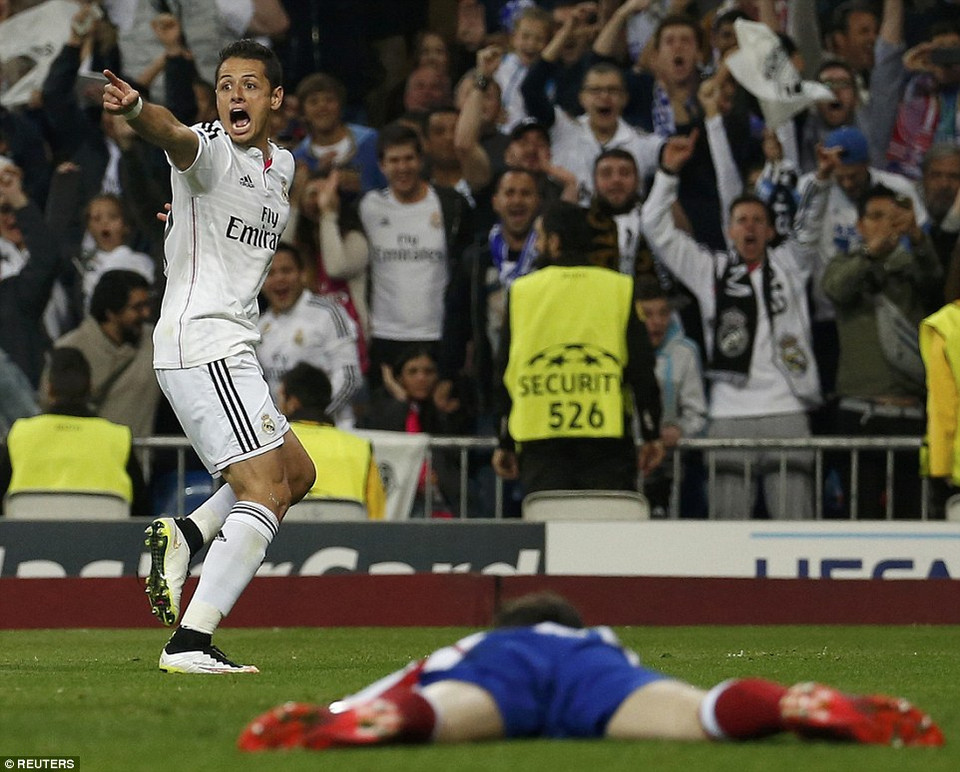 Chicharito xứng đáng được gọi là người hùng của Real Madrid.