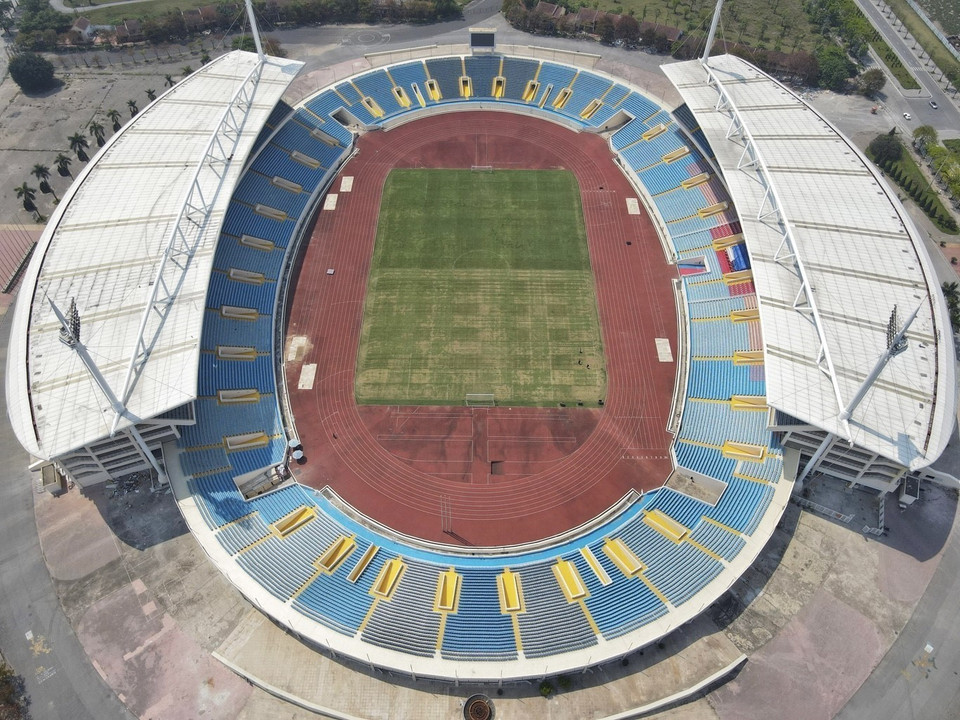 Toàn cảnh sân vận động quốc gia Mỹ Đình. (Ảnh: Minh Quyết/TTXVN)