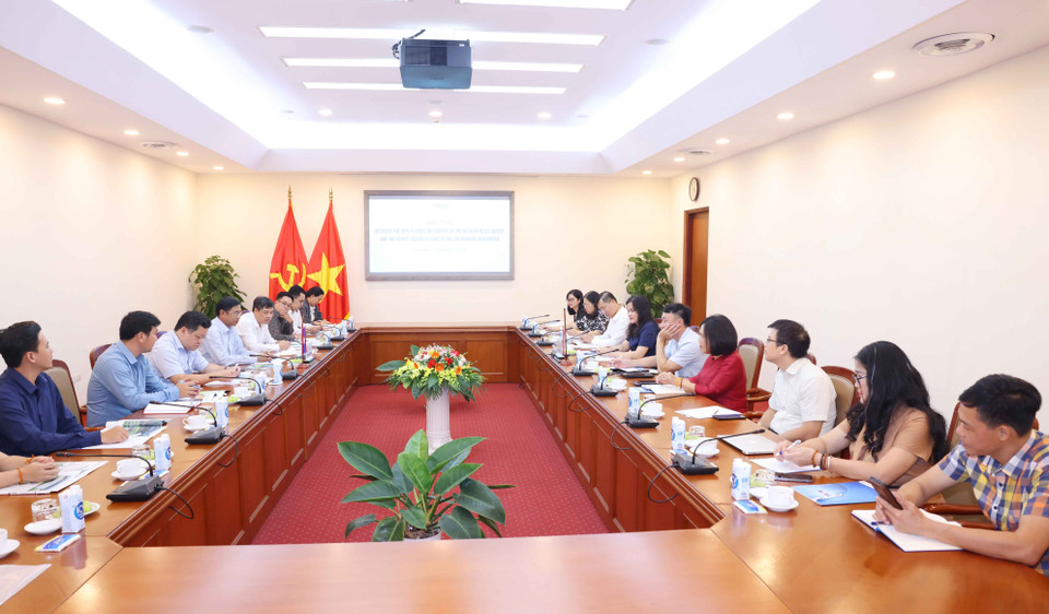 Quang cảnh buổi làm việc. (Ảnh: Phương Hoa/TTXVN)