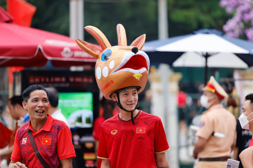 Theo người hâm mộ, với chiến thắng 3 trận hòa 1 trận, ghi 6 bàn và thậm chí chưa để lọt lưới bàn nào, U23 Việt Nam đã cho thấy sức mạnh của mình tại bảng A SEA Games năm nay. (Ảnh: Ngô Trần Hải An/Vietnam+)