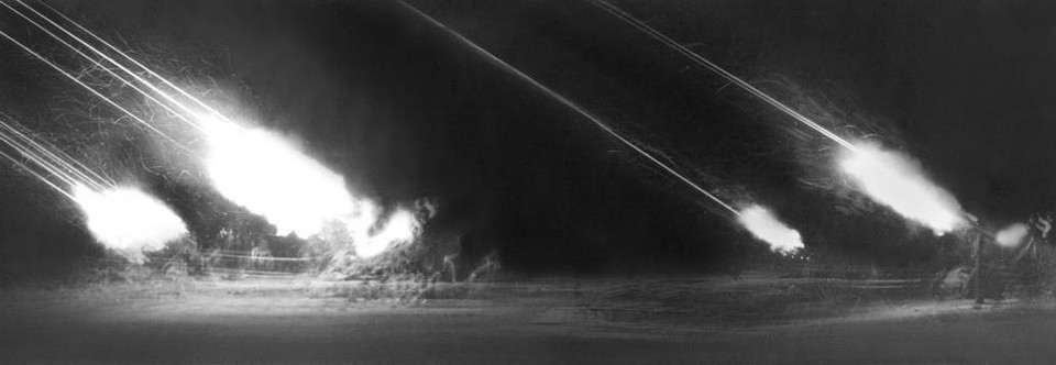 Lực lượng pháo cao xạ của tự vệ Thủ đô ngoan cường, dũng cảm bắn trả máy bay Mỹ trong 12 ngày đêm tháng 12/1972. (Ảnh: TTXVN)