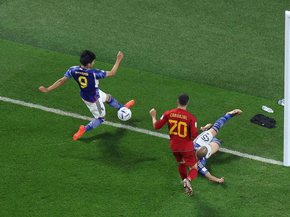 Tuy nhiên, pha bóng này chắc chắn sẽ là đề tài còn được tranh luận khi không có hình ảnh nào bằng công nghệ phân tích được đưa ra. (Nguồn: Getty Images)