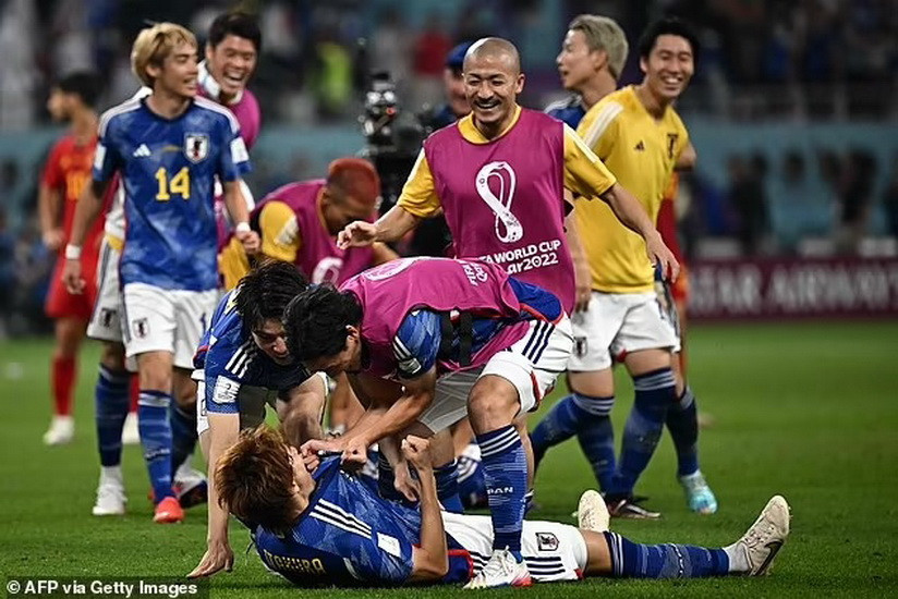 Bàn thắng đó đã mang đến niềm vui cho đội tuyển Nhật Bản. (Nguồn: Getty Images)
