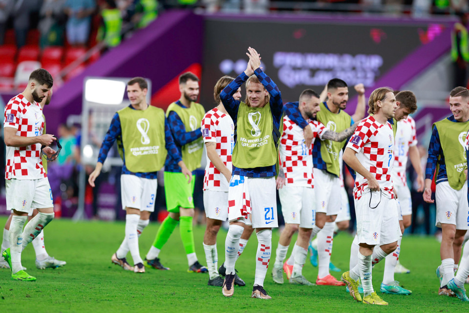 Trái ngược nỗi buồn của Bỉ là niềm vui của Croatia. (Ảnh: Hải An/Vietnam+)