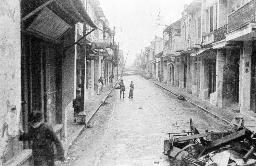 Thủ đô Hà Nội những ngày đầu kháng chiến. (Ảnh: TTXVN)