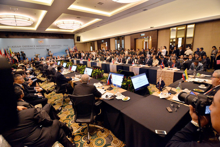Hội nghị Bộ trưởng Quốc phòng ASEAN và các đối tác (ADMM+) tại Kuala Lumpur, Malaysia (4/1/2015). (Ảnh: Tư liệu TTXVN)