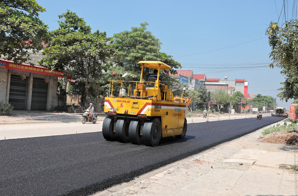 Nhiều đoạn Quốc lộ 31 đã được thảm nhựa. (Ảnh: Danh Lam/TTXVN)