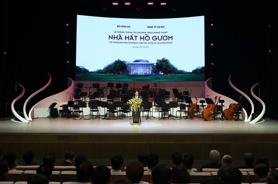 Quang cảnh buổi lễ. (Ảnh: Phạm Kiên/TTXVN)