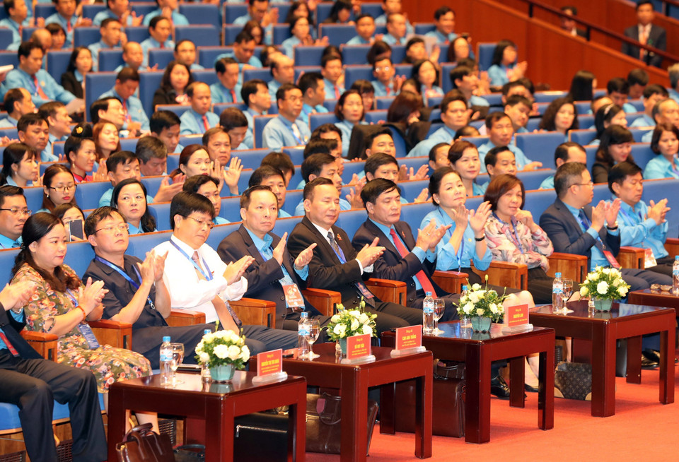 Đại biểu dự khai mạc Đại hội. (Ảnh: TTXVN)