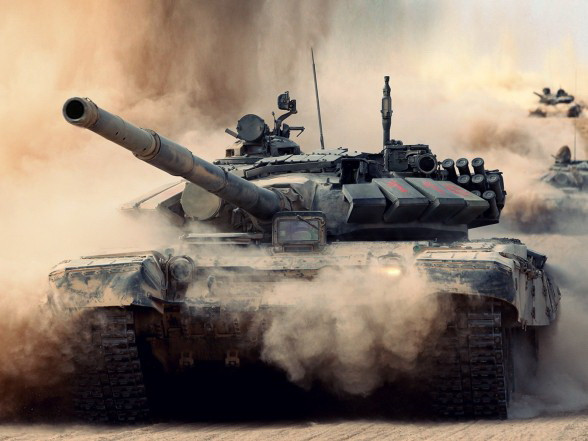 Xe tăng T-90S do Nga sản xuất, một trong những vũ khí được chờ đợi nhất tại Defexpo India 2014. (Nguồn: Rotec.ru)