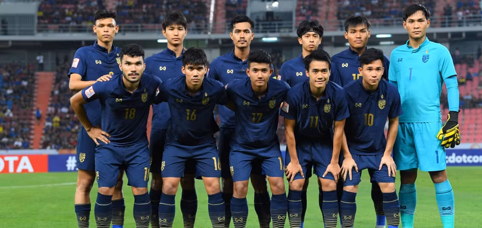 Đội hình ra sân của U23 Thái Lan không thay đổi so với trận ra quân. (Nguồn: AFC)