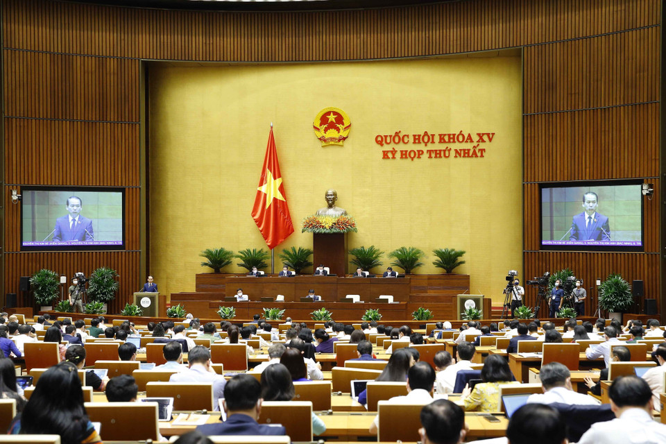 Quang cảnh phiên họp. (Ảnh: Doãn Tấn/TTXVN)