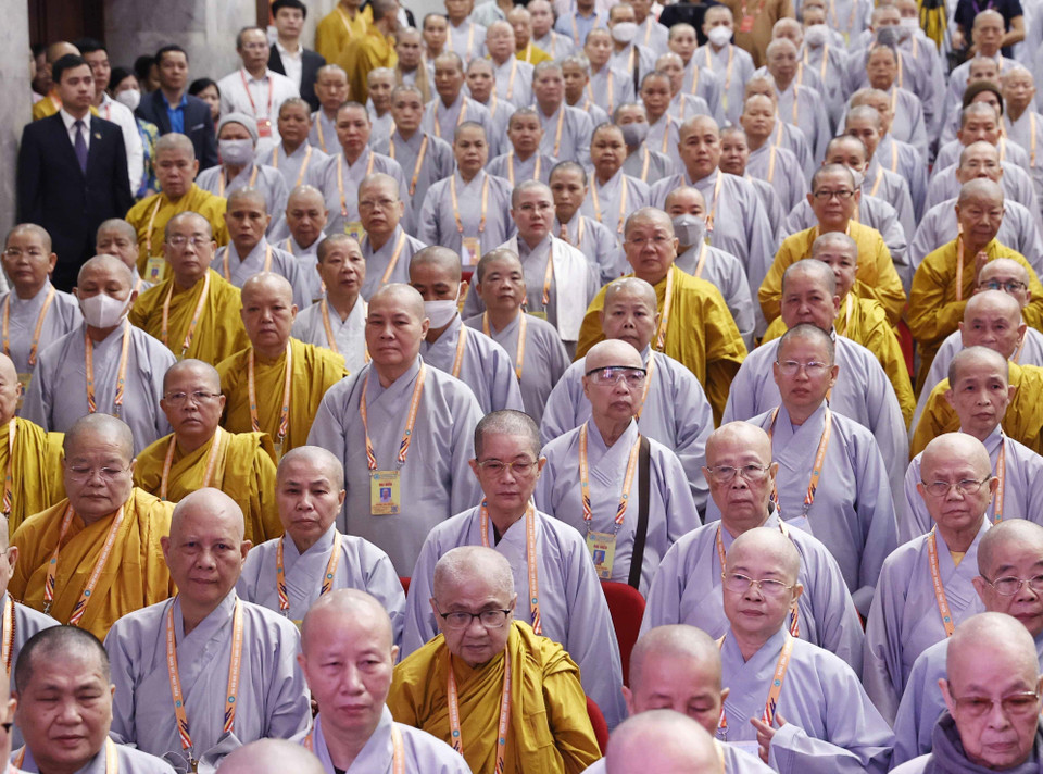 Các đại biểu dự đại hội. (Ảnh: Thống Nhất/TTXVN)