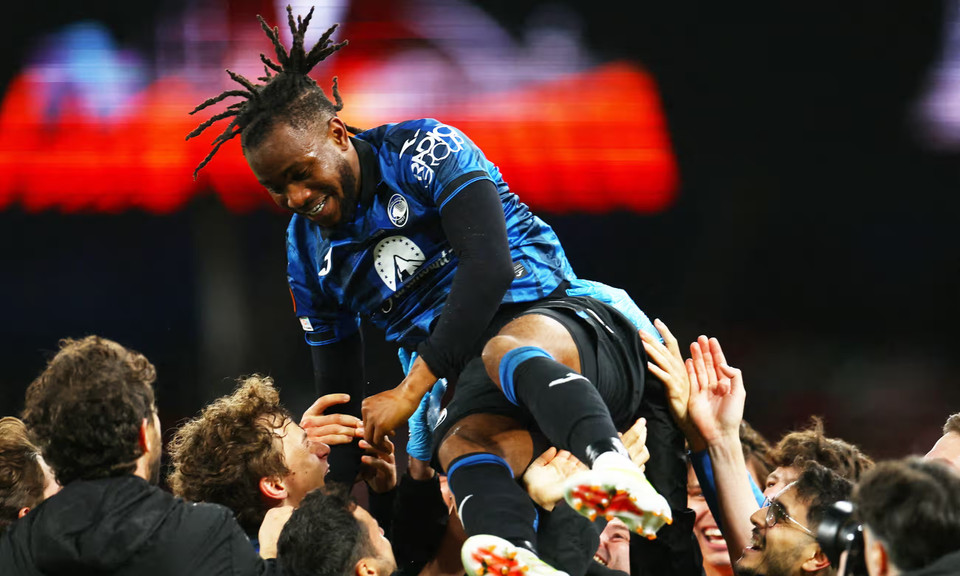 Ademola Lookman trở thành người hùng của Atalanta. (Nguồn: Reuters)