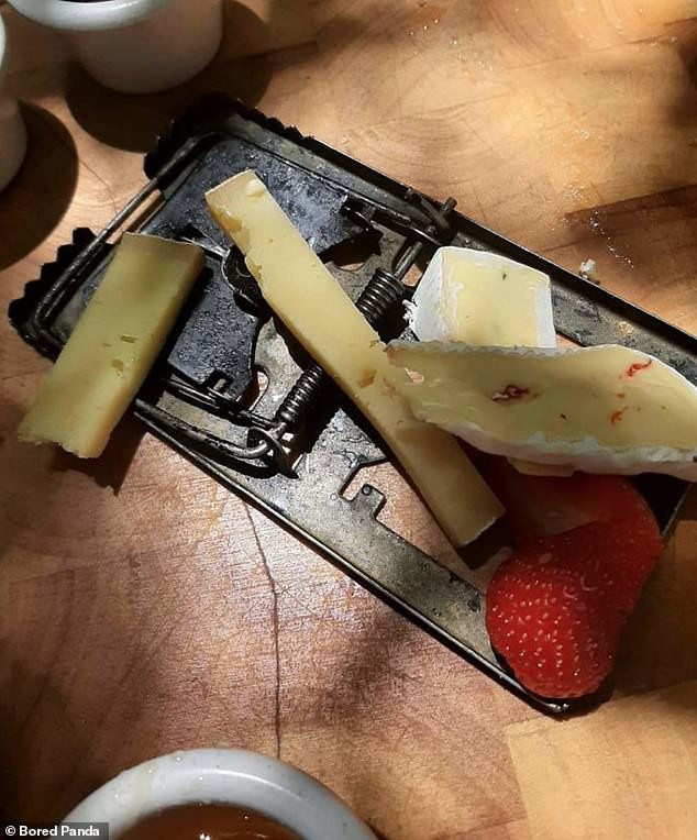 Chiếc bẫy chuột dùng để 'bẫy' khách hàng. (Nguồn: Daily Mail)