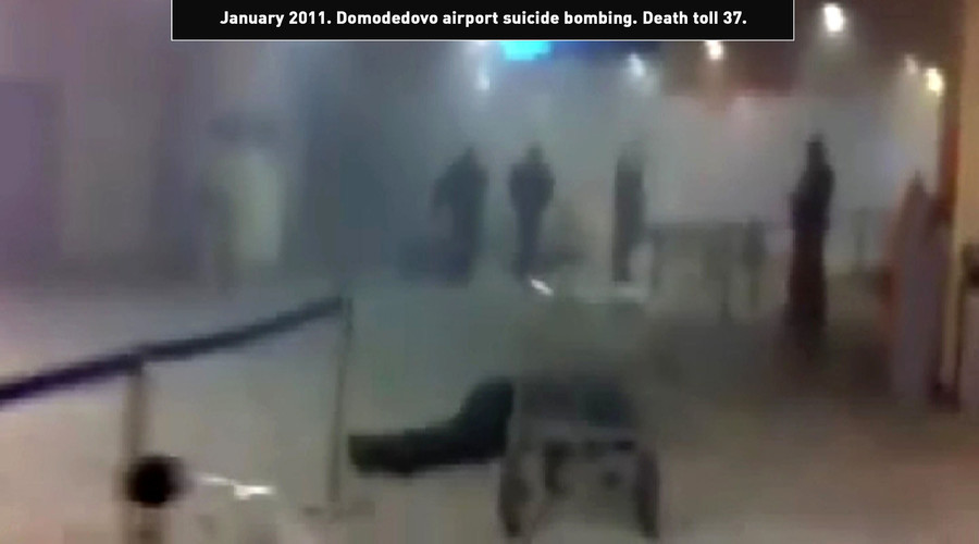 Tháng 1/2011, một kể đánh bom liều chết đã thực hiện vụ đánh bom tại sân bay Domodedovo, Moscow, khiến 37 người thiệt mạng. (Nguồn: Reuters) 