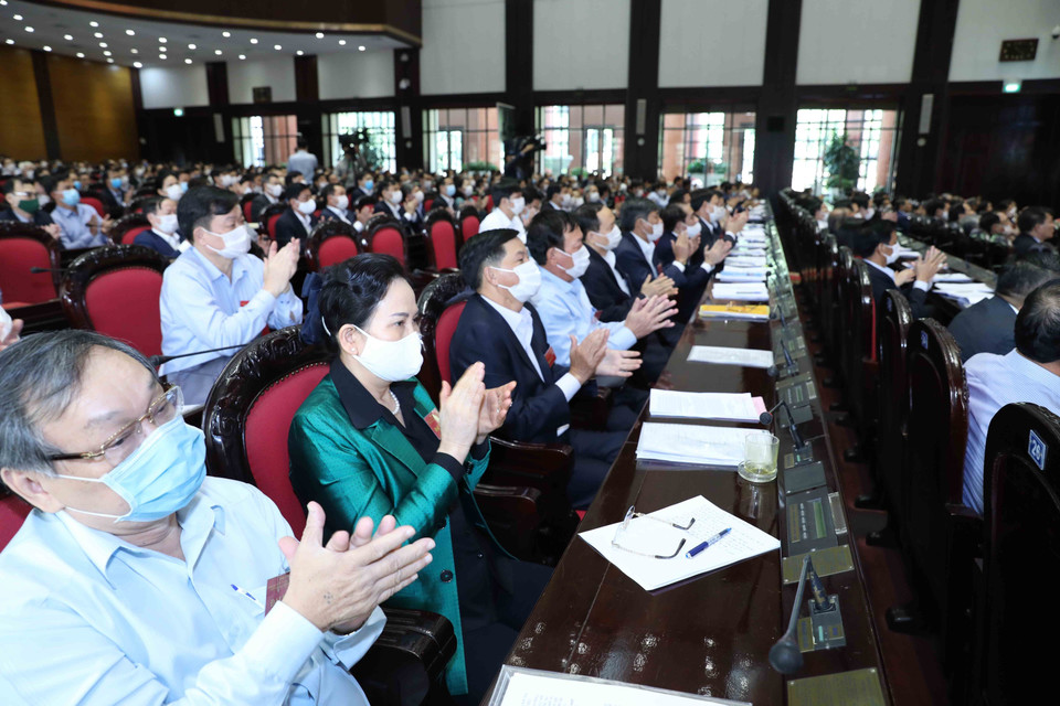 Đại biểu dự Hội nghị. (Ảnh: Phương Hoa/TTXVN)