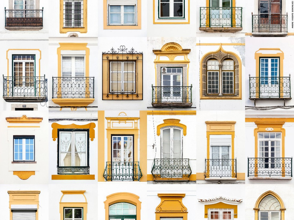 Evora (Bồ Đào Nha) - “Tôi cố gắng thể hiện tính duy nhất và bản sắc cho mỗi thành phố hay vùng miền, và từ đó, chúng ta có thể hiểu được về văn hóa và lịch sử ở đó. Những cái lỗ trên tường đã có một cuộc tiến hóa lớn,” anh chia sẻ. (Nguồn: cnn.com)