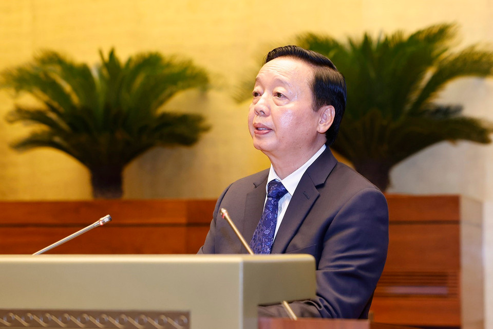 Phó Thủ tướng Chính phủ Trần Hồng Hà phát biểu. (Ảnh: Doãn Tấn/TTXVN)