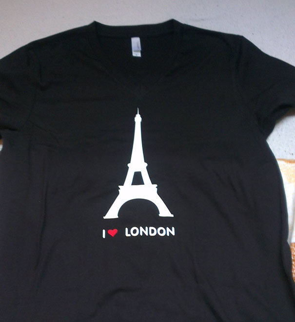 Nếu nhấc được tháp Eiffel từ Paris sang London thì tôi sẽ yêu London hơn. (Nguồn: boredpanda.com)