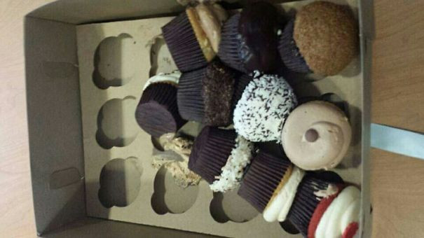 Tôi đã bị sa thải chỉ một ngày sau khi được nhận công việc giao cupcake. (Nguồn: boredpanda.com)