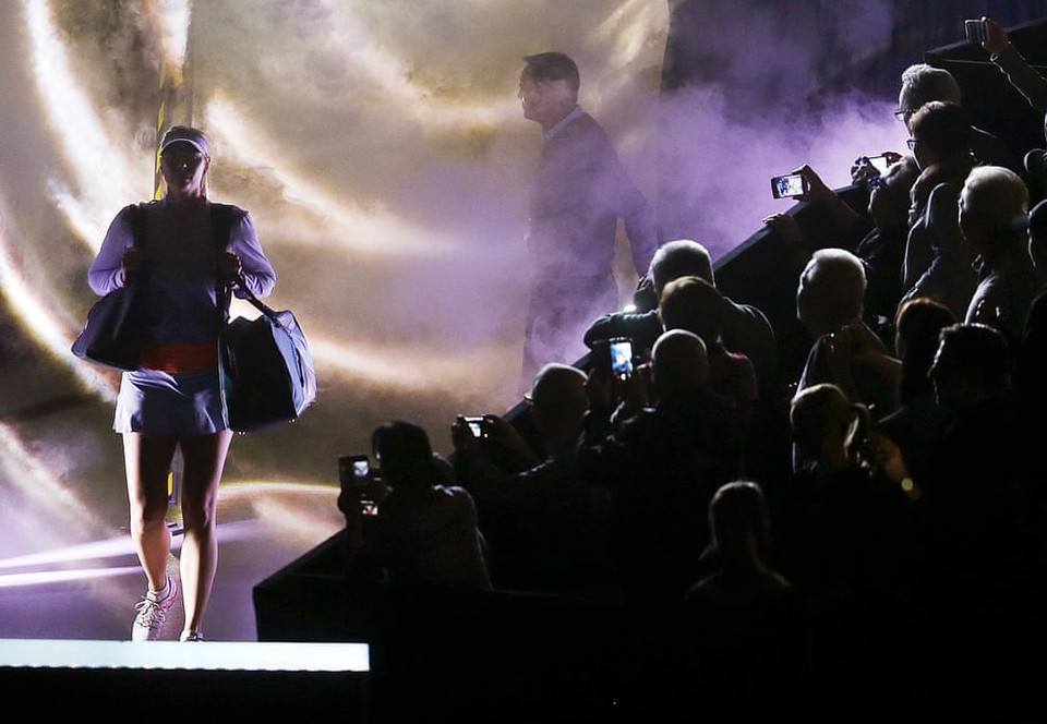 Sau án phạt, cô trở lại với quyết tâm rất cao nhưng chấn thương đã khiến 'búp bê Nga' gặp nhiều khó khăn. (Nguồn: AP)