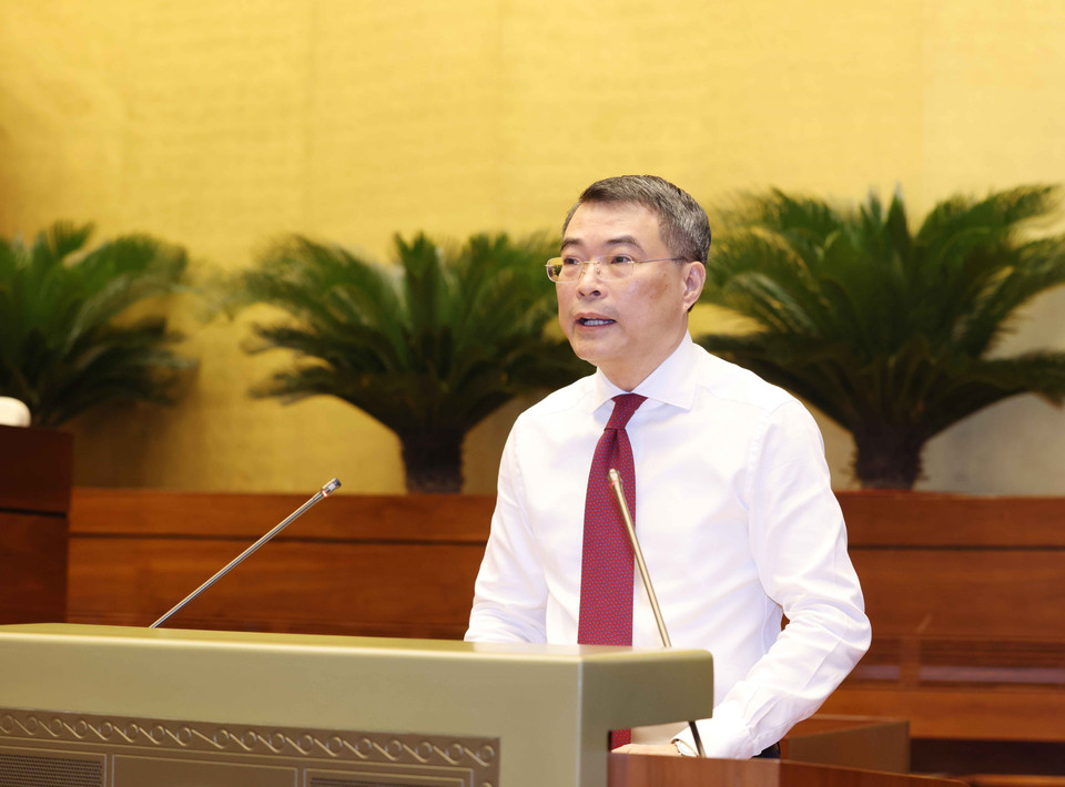 Ông Lê Minh Hưng, Ủy viên Bộ Chính trị, Bí thư Trung ương Đảng, Trưởng Ban Tổ chức Trung ương quán triệt nội dung chủ yếu của Chỉ thị số 35-CT/TW. (Ảnh: Phương Hoa/TTXVN)