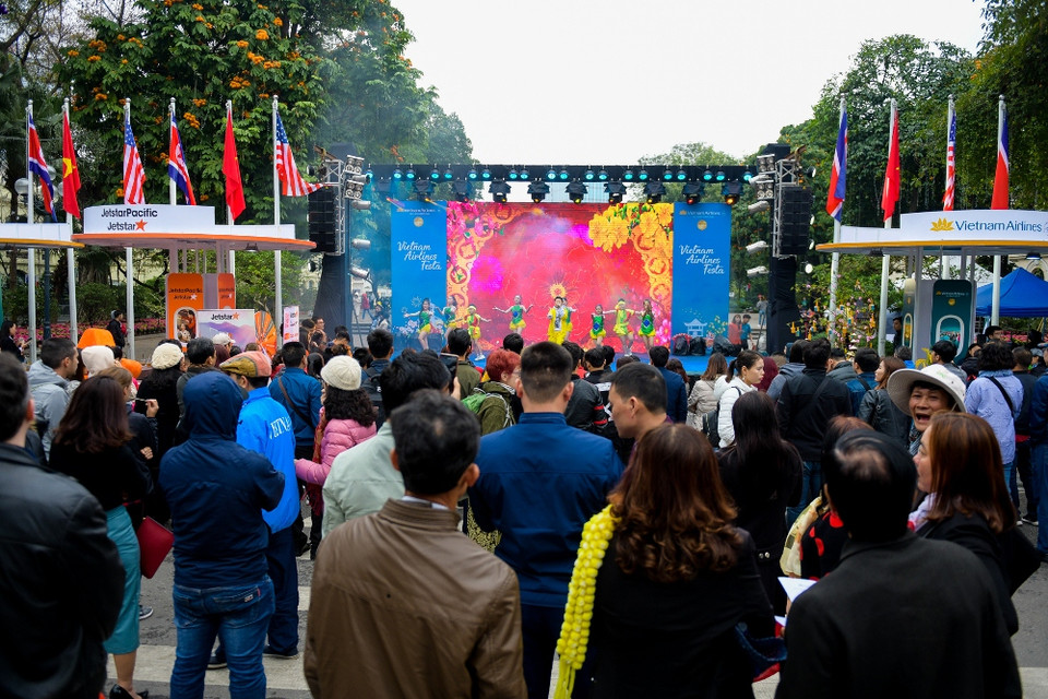  Vietnam Airlines Festa mở cửa miễn phí cho khách tham quan và thưởng thức các hoạt động từ 11 đến 19 giờ các ngày 23-24/2/2019. (Ảnh: Đức Anh)