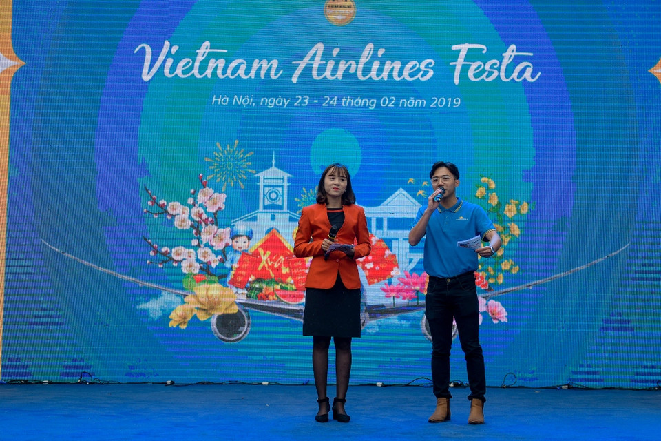 Vietnam Airlines Festa là sự kiện thường kỳ được Vietnam Airlines tổ chức 2 tháng/lần, thuộc chuỗi chương trình hợp tác phát triển du lịch, văn hóa, xã hội giữa Vietnam Airlines và thành phố Hà Nội. (Ảnh: Đức Anh)