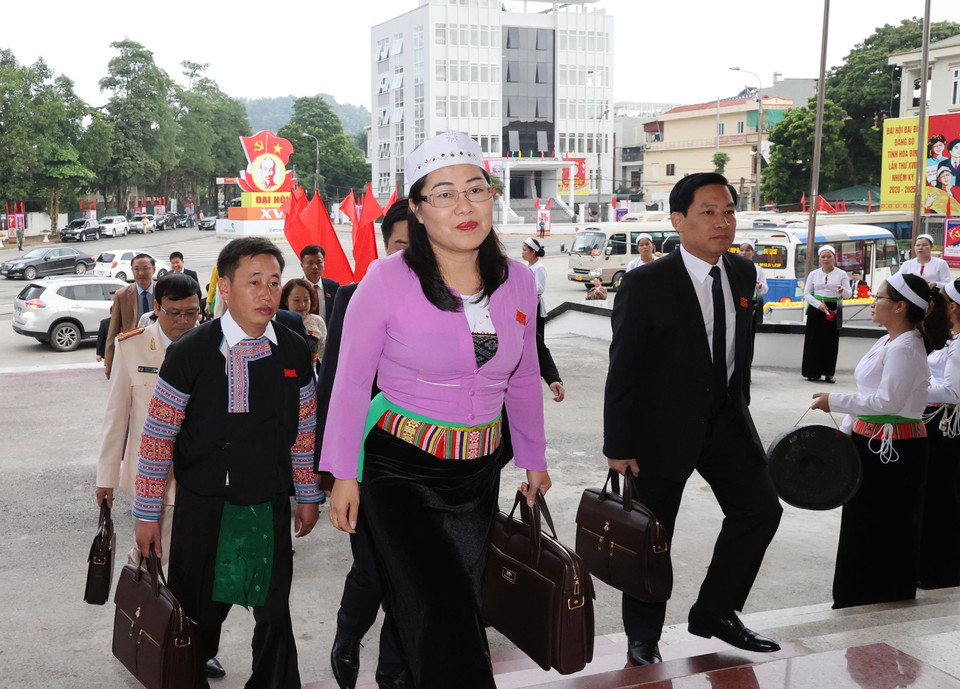 Các đại biểu đến dự Đại hội. (Ảnh: Trọng Đức/TTXVN)