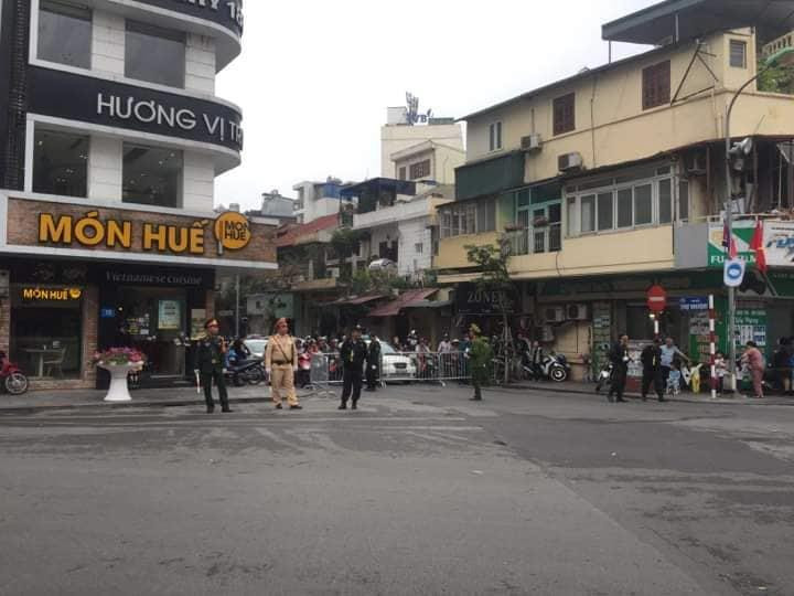 Công tác phân luồng giao thông được Hà Nội chuẩn bị kỹ lưỡng. (Ảnh: PV/Vietnam+)