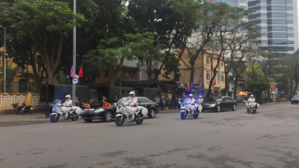 Theo dự kiến, Chủ tịch Kim Jong-un sẽ rời Việt Nam bằng tầu hỏa từ ga Đồng Đăng để trở lại Triều Tiên qua ngả Trung Quốc. (Ảnh: PV/Vietnam+)