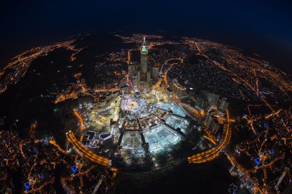 Thành phố Mecca, Saudi Arabia nhìn từ trên cao. (Nguồn: NatGeo)