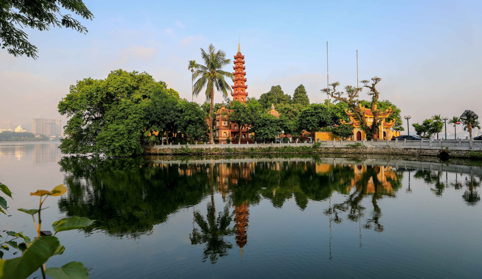 Chùa Trấn Quốc (Hà Nội). (Ảnh: Thanh Tùng/TTXVN)