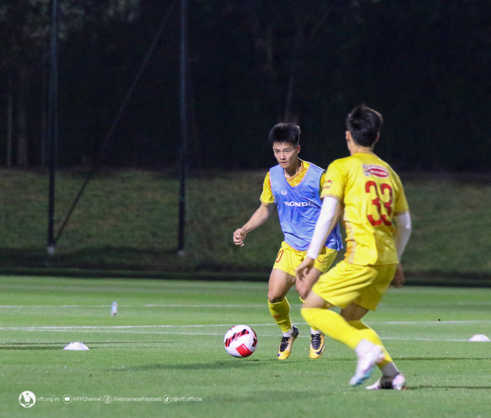 Tất cả đều rất nỗ lực tập luyện trước khi bước vào giải đấu. (Nguồn: VFF)