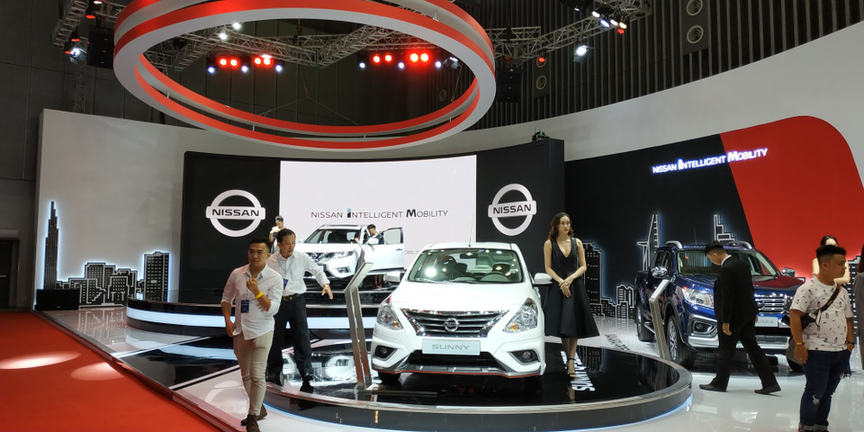 Triển lãm đánh dấu sự kết hợp tổ chức giữa VAMA và Các nhà nhập khẩu ôtô chính hãng Việt Nam (VIVA) nhằm mang đến cho khách hàng sự lựa chọn đa dạng với các dòng xe khác nhau. (Ảnh: Trà Giang/Vietnam+)