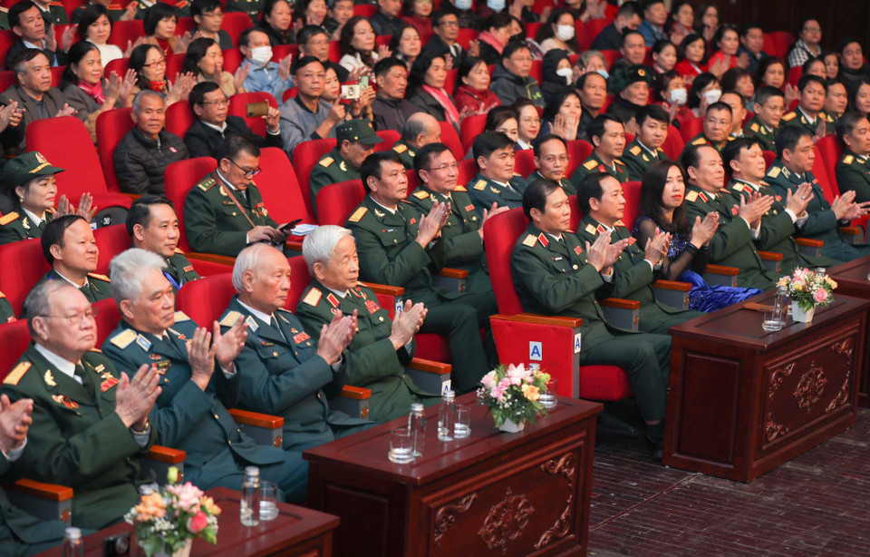 Đại biểu dự chương trình. (Ảnh: Thanh Tùng/TTXVN)