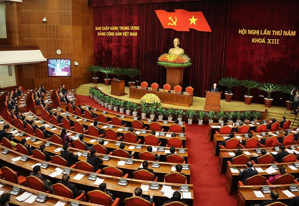 Quang cảnh bế mạc hội nghị. (Ảnh: Trí Dũng/TTXVN)