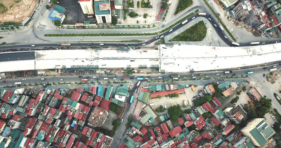 Gói thầu được xây dựng do liên danh nhà thầu gồm: Công ty TNHH Xây dựng Sumitomo Mitsui, Công ty Cổ phần Tập đoàn CIENCO 4, Công ty TNHH Xây dựng Tokyu và Tập đoàn Taisei đảm nhận. (Nguồn: Vietnam+)