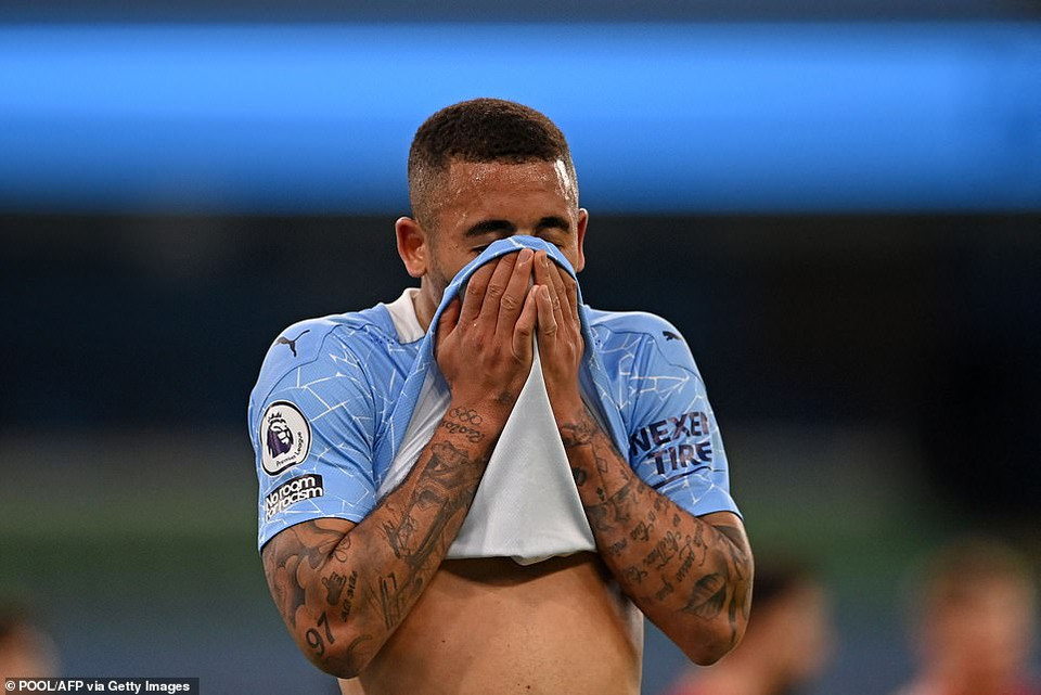 Jesus góp phần không nhỏ trong thất bại của Man City. (Nguồn: Getty Images)