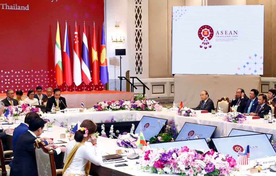 Trong ảnh: Toàn cảnh Phiên toàn thể Hội nghị cấp cao ASEAN lần thứ 34. (Ảnh: Thống Nhất/TTXVN)