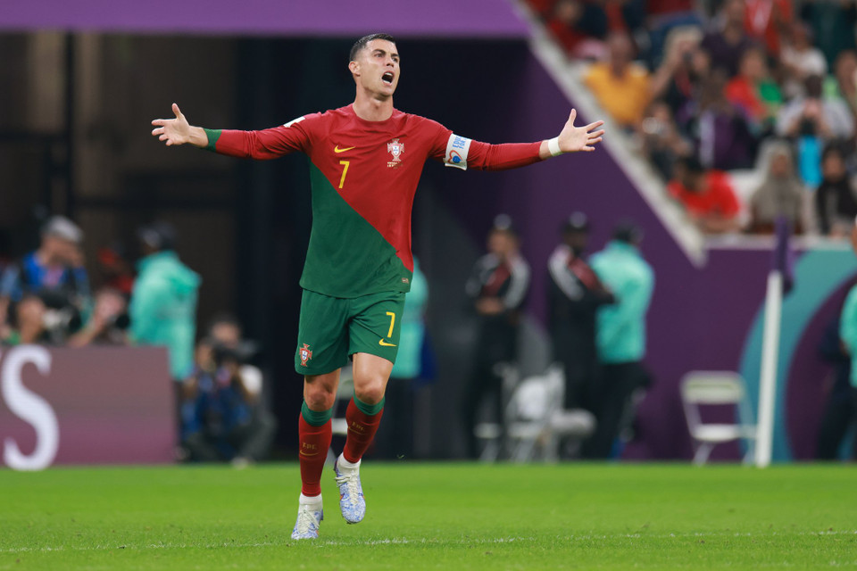 ...nhưng đó là thời điểm 'số phận' trận đấu đã an bài bởi Bồ Đào Nha đang dẫn 5-1. (Ảnh: Hải An/Vietnam+)