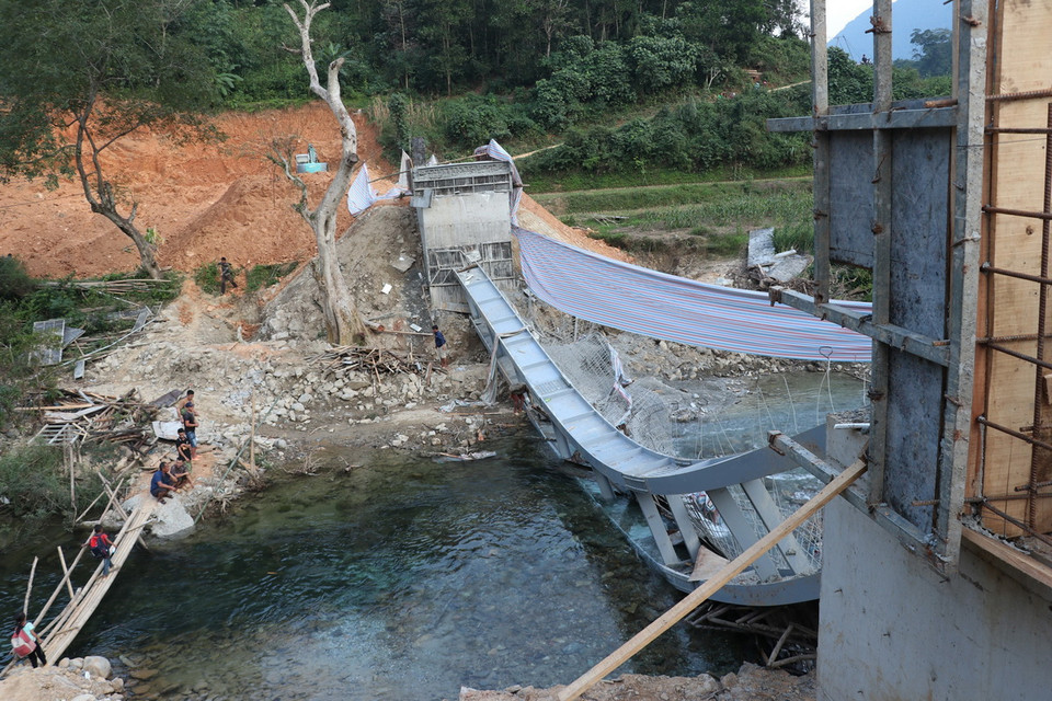 Các cơ quan chức năng trong tỉnh Hà Giang đang điều tra, làm rõ nguyên nhân. (Ảnh: Minh Tâm/TTXVN)