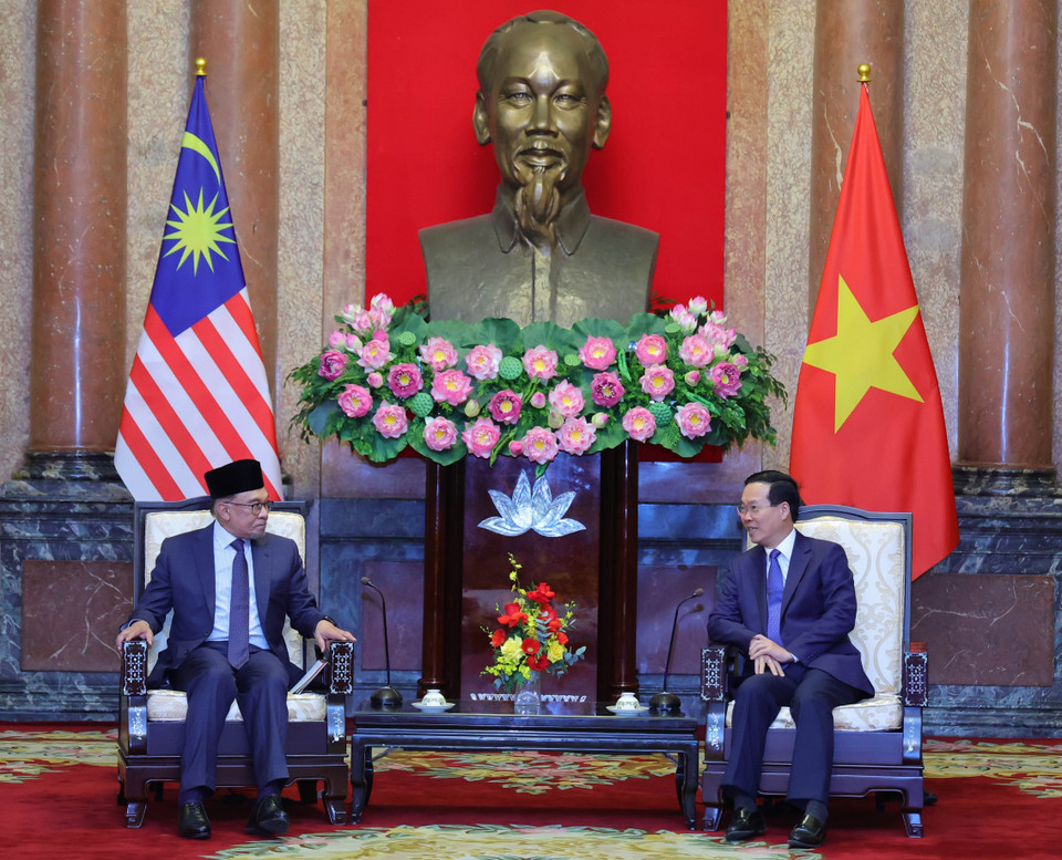 Đây là chuyến thăm chính thức đầu tiên của Thủ tướng Anwar Ibrahim tới Việt Nam kể từ khi nhậm chức vào tháng 12/2022. (Ảnh: Thống Nhất/TTXVN)